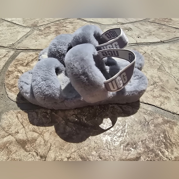 UGG Oh Ya Slipper Shoes Fuzzy Loungwear Ladies - Picture 2 of 11